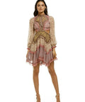 ZIMMERMANN Juniper Cut Out Floating Dress Spliced - 14 / Multi - Dresses