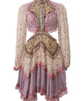 ZIMMERMANN Juniper Cut Out Floating Dress Spliced - 14 / Multi - Dresses