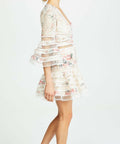 Zimmermann Laelia Diamond Flutter Dress - 10 / Multi - Dresses