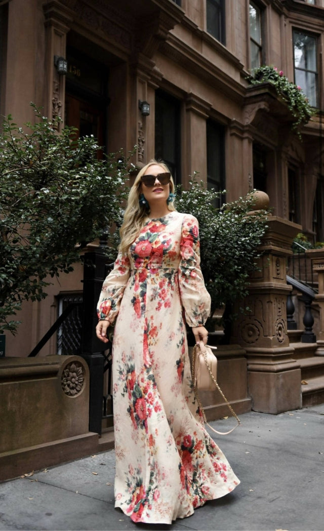 Zimmermann - Zimmermann Laelia Floral Linen Maxi Dress