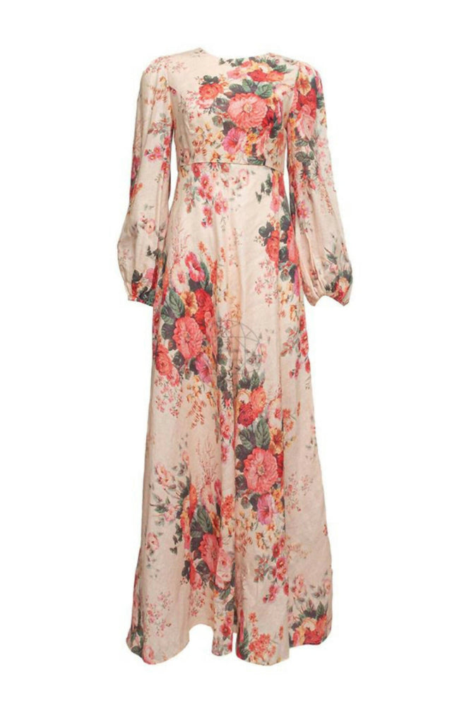 Zimmermann - Zimmermann Laelia Floral Linen Maxi Dress