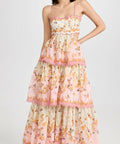 Zimmermann Laurel Frill Gown Size 8 - 8 / Floral - Dresses