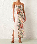 Zimmermann - Zimmermann Lexi Column Dress Ivory Palm