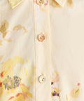 Zimmermann Lightburst Relaxed Crop Shirt Size 3 & Shorts Yellow Print Size 2 - 8 / Yellow - Outfit Sets