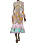 Zimmermann Lola Paisley Midi Dress Daisy Paisley Size / AU 8 - 8 / Multi - Dresses