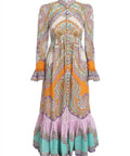 Zimmermann Lola Paisley Midi Dress Daisy Paisley Size / AU 8 - 8 / Multi - Dresses