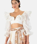 Zimmermann - Zimmermann Lovestruck Cropped Bodice