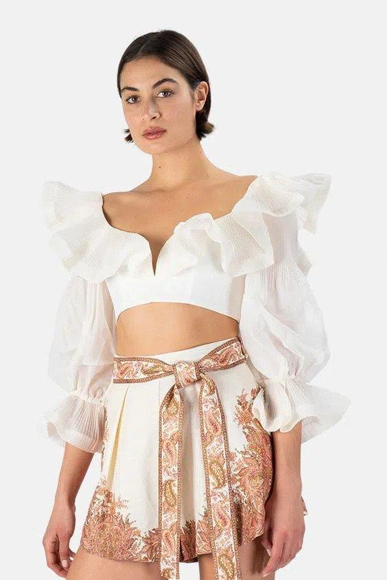 Zimmermann - Zimmermann Lovestruck Cropped Bodice
