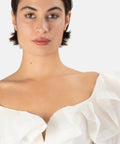 Zimmermann Lovestruck Cropped Bodice White Size / AU 6 - 6 / White - Tops