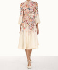Zimmermann - Zimmermann Luminosity Buttoned Midi Dress