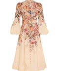 Zimmermann - Zimmermann Luminosity Buttoned Midi Dress