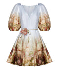 Zimmermann Luminosity Flip Mini Dress Floral Size - Dresses