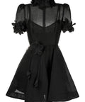 Zimmermann - Zimmermann Luminosity Lift Off Black Flower Mini Dress
