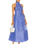 Zimmermann - Zimmermann Luminous Halter Gown in Cornflower