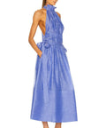Zimmermann - Zimmermann Luminous Halter Gown in Cornflower