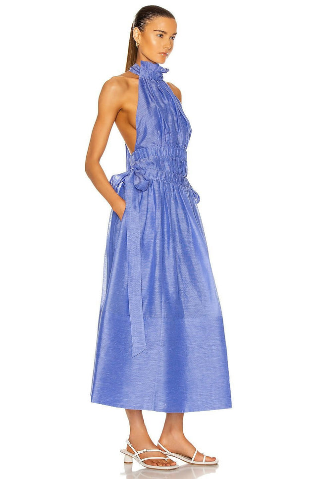 Zimmermann - Zimmermann Luminous Halter Gown in Cornflower