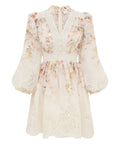 Zimmermann Luna Lace Lantern Mini - 10 / Floral - Dresses
