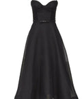 Zimmermann Luna Structured Midi Dress - 12 / Black - Dresses