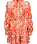 Zimmermann Lyre Billow Sleeve Mini Dress - Dresses