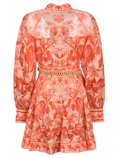 Zimmermann Lyre Billow Sleeve Mini Dress | Passion For Fashion