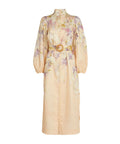 Zimmermann Lyrical Buttoned Midi Dress in Dreamy Floral Size 1/ AU 10 - 10 / Floral - Dresses