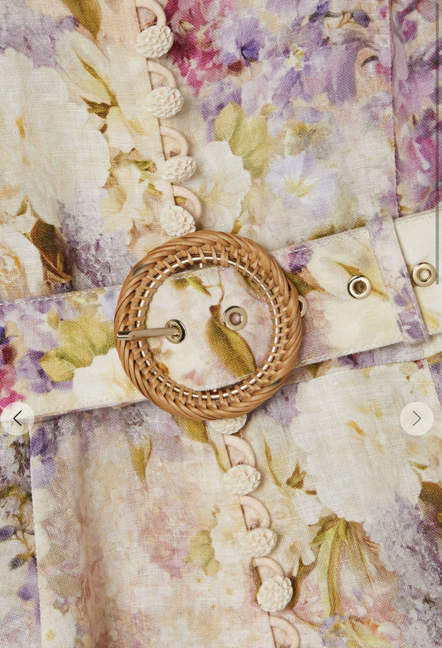 Zimmermann - Zimmermann Lyrical Buttoned Mini Dress