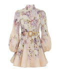 Zimmermann - Zimmermann Lyrical Buttoned Mini Dress