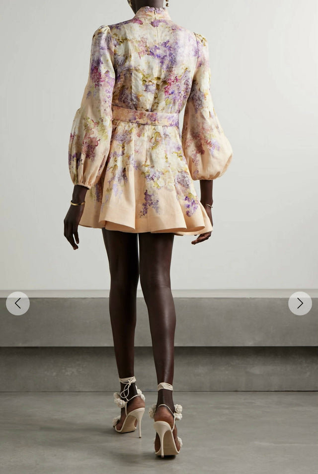 Zimmermann - Zimmermann Lyrical Buttoned Mini Dress