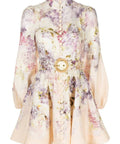 Zimmermann Lyrical Buttoned Mini Dress - Dresses