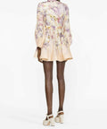Zimmermann Lyrical Buttoned Mini Dress - Dresses