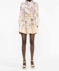Zimmermann Lyrical Buttoned Mini Dress - Dresses