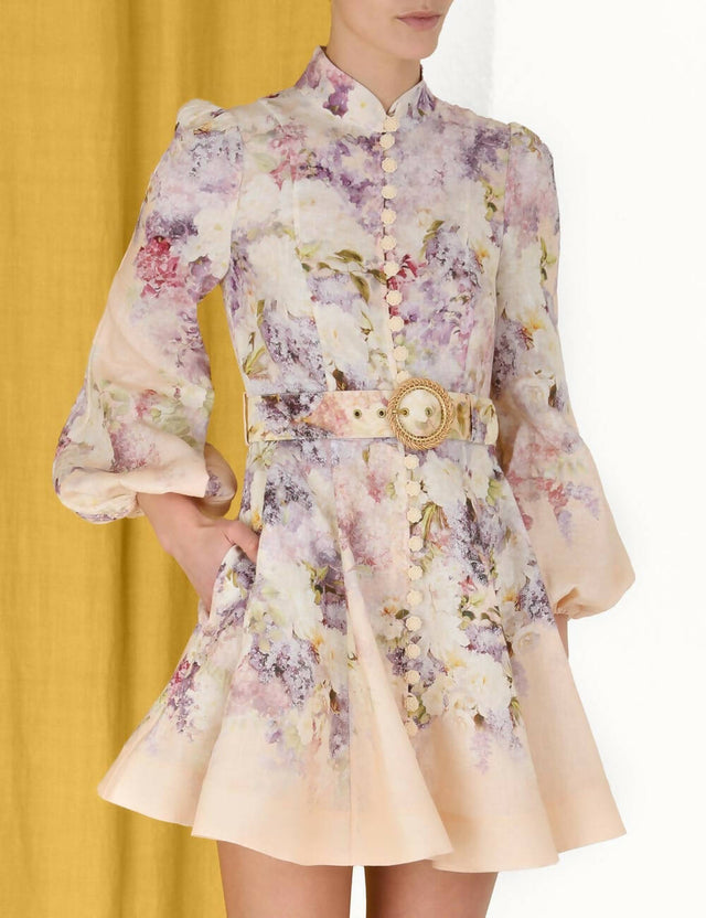 Zimmermann - Zimmermann Lyrical Buttoned Mini Dress