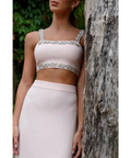 Zimmermann Matchmaker Bandeau Crop Top & Tube Midi Skirt Set Pink Size & 0P - 8 / Pink - Outfit Sets