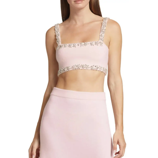 Zimmermann Matchmaker Bandeau Crop Top & Tube Midi Skirt Set Pink Size & 0P - 8 / Pink - Outfit Sets