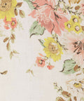 Zimmermann Matchmaker Buttoned Mini Dress Ivory Coral Floral - Dresses