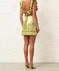 Zimmermann - Zimmermann Matchmaker Frilled Mini in Yellow Bandana