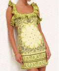 Zimmermann Matchmaker Frilled Mini - Size 2 - Dresses