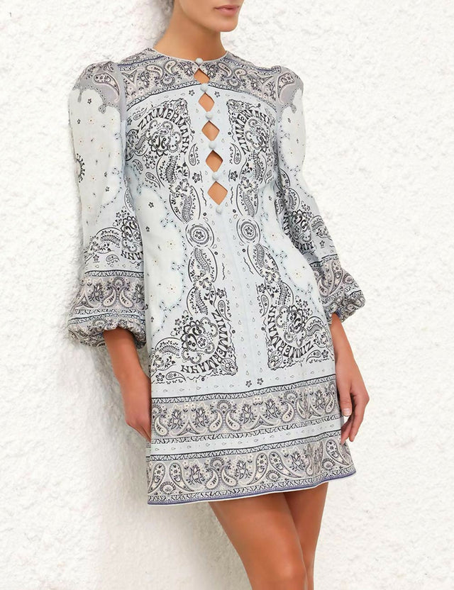 Zimmermann Matchmaker Keyhole Mini - Size 2 - Dresses