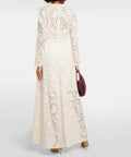 Zimmermann Matchmaker Lace Maxi Dress - 14 / White - Dresses