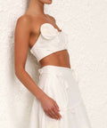Zimmermann - Zimmermann Matchmaker Rose Bra & Flare Skirt