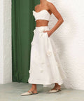Zimmermann - Zimmermann Matchmaker Rose Bra & Flare Skirt