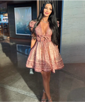 Zimmermann Matchmaker Structured Mini Dress Pink Bandana Size 2 - 12 / Pink - Dresses
