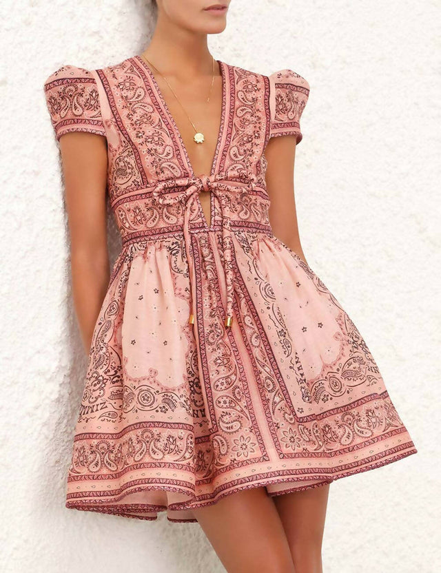 Zimmermann Matchmaker Structured Mini Dress - Size 2 - Dresses