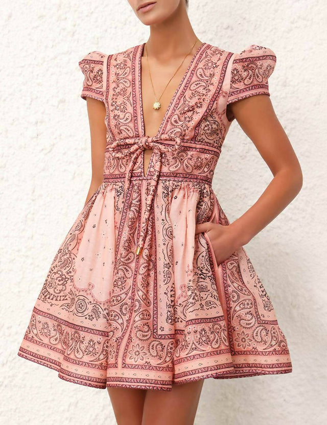 Zimmermann Matchmaker Structured Mini Dress - Size 2 - Dresses