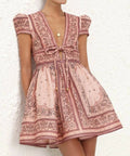 Zimmermann - Zimmermann Matchmaker Structured Mini in Pink Bandana