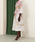 Zimmermann Natura Buttoned Midi Dress Kaleidoscope Garden Floral Size 4 / AU 16 - 16 / Floral - Dresses