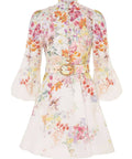 Zimmermann Natura Buttoned Mini Dress Sizes 10 & 12 - Dresses