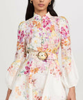 Zimmermann Natura Buttoned Mini Dress Sizes 10 & 12 - Dresses