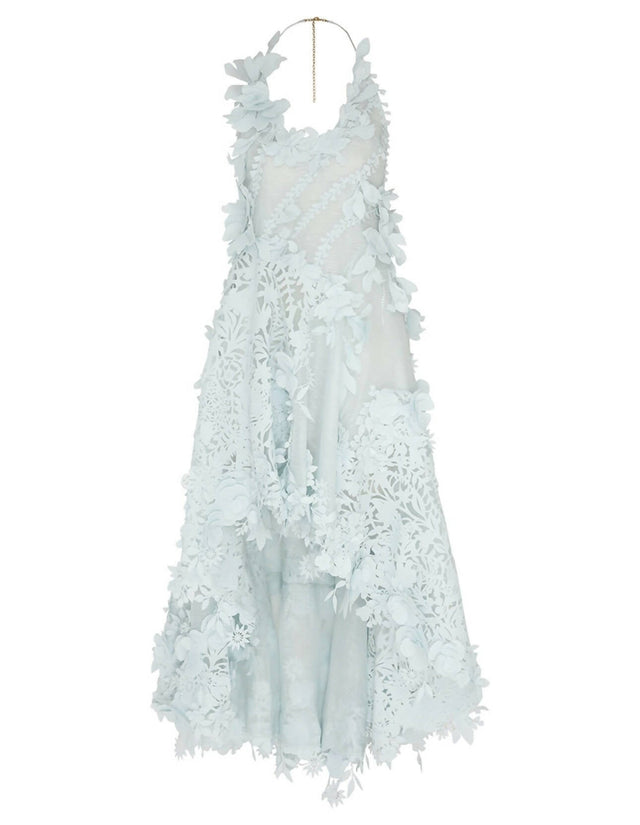 Zimmermann Natura Lasercut Halter Dress in Mint | Passion For Fashion Zimmermann Natura Lasercut Halter Dress in Mint | Passion For Fashion