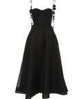 Zimmermann - Zimmermann Natura Midi Corset Dress in Black